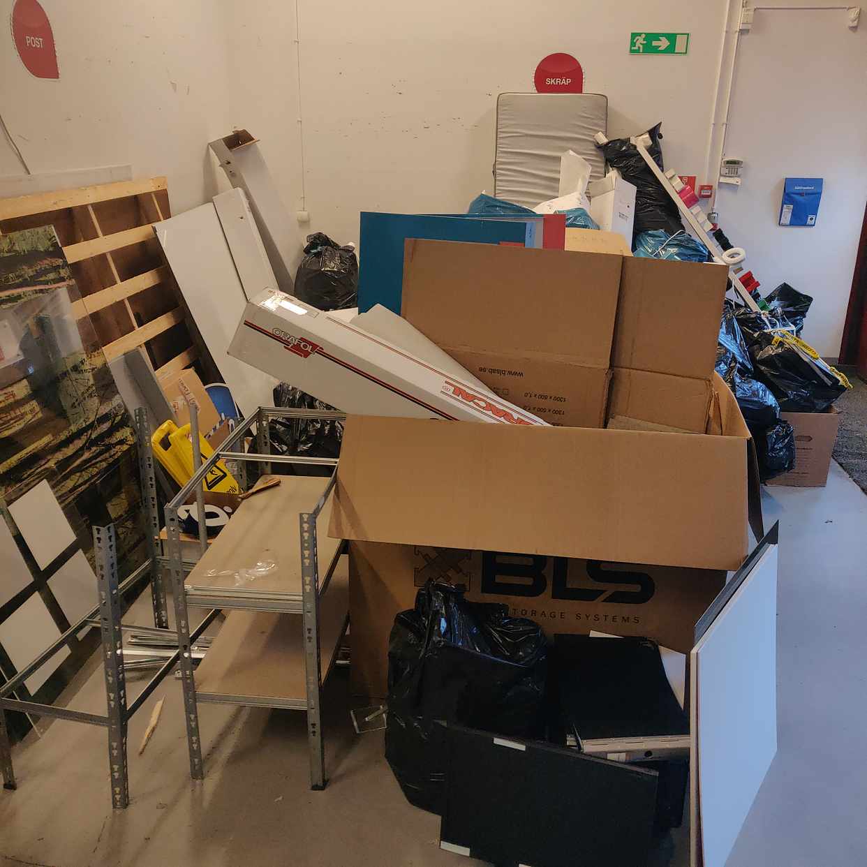 image of 6sqm of mixed trash - Hägersten
