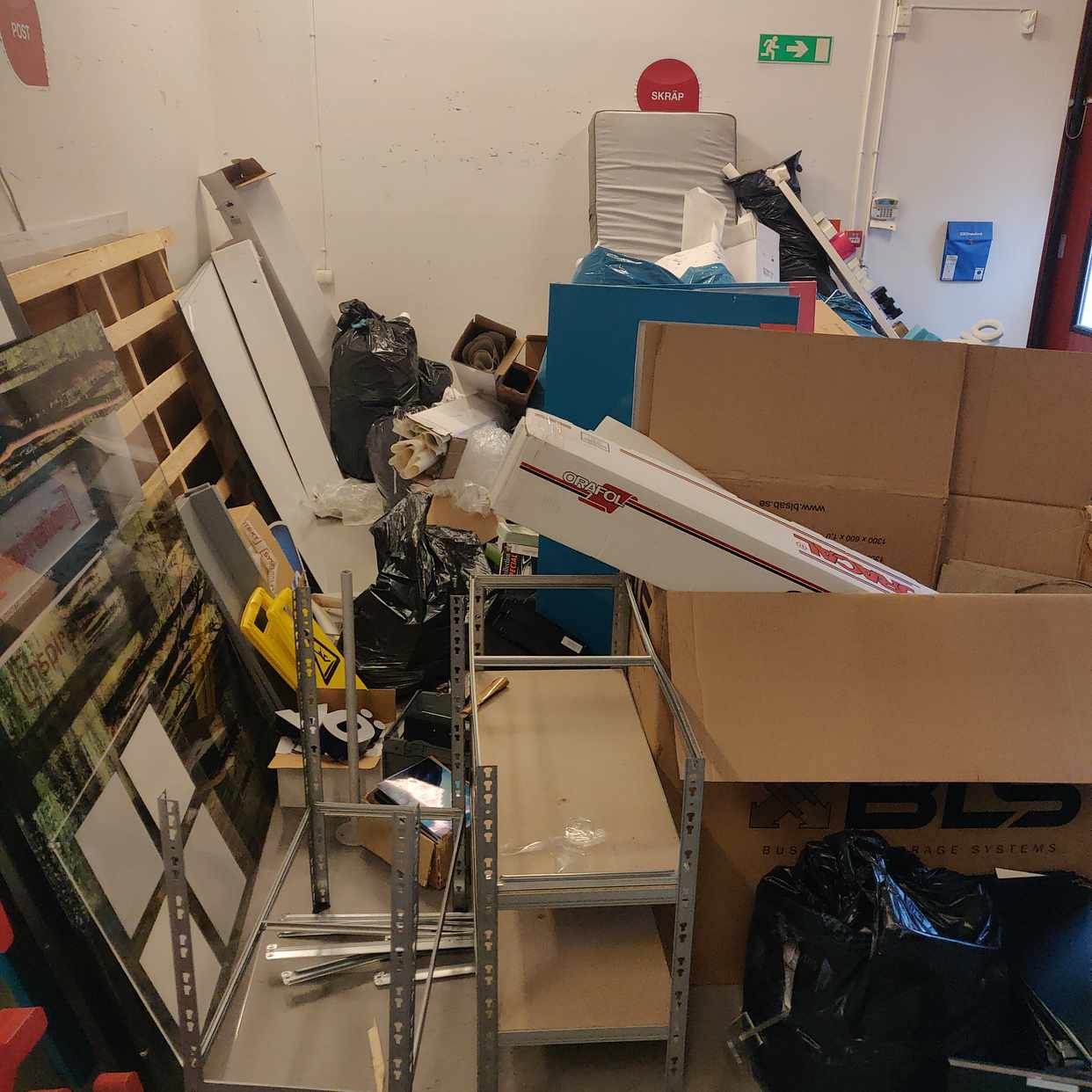image of 6sqm of mixed trash - Hägersten