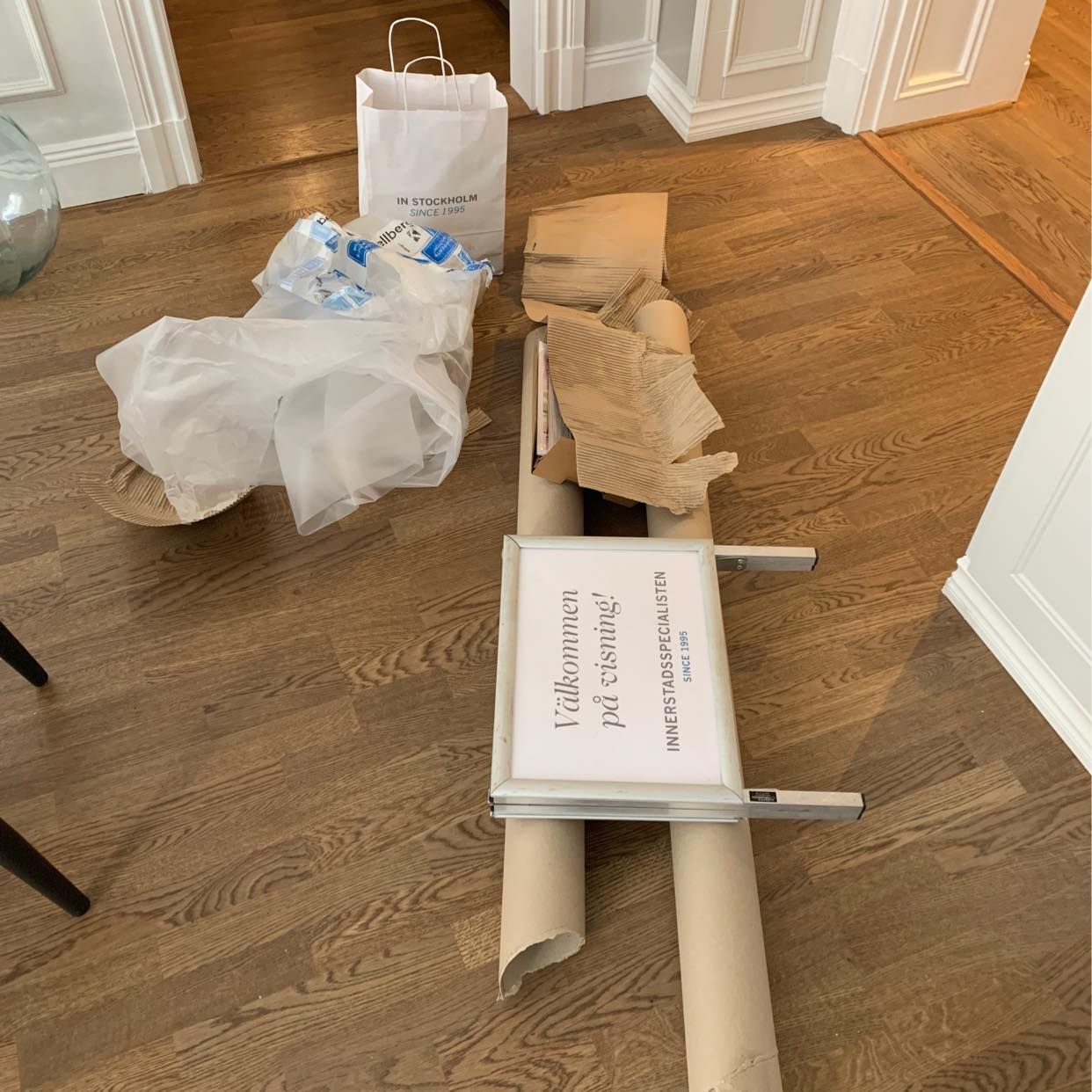 image of Kartonger och lite plast - Stockholms Stad
