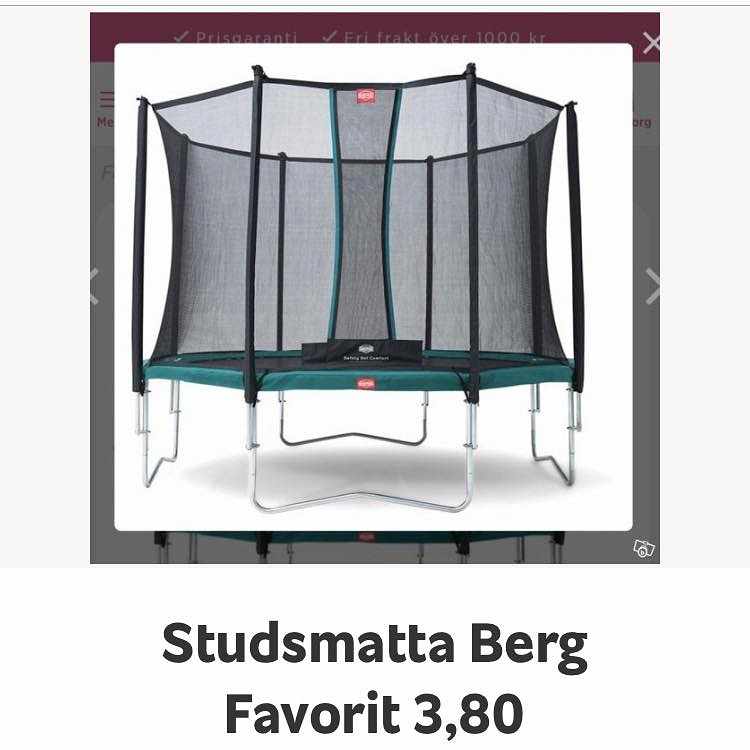 image of Isärplockad Studsmatta - 