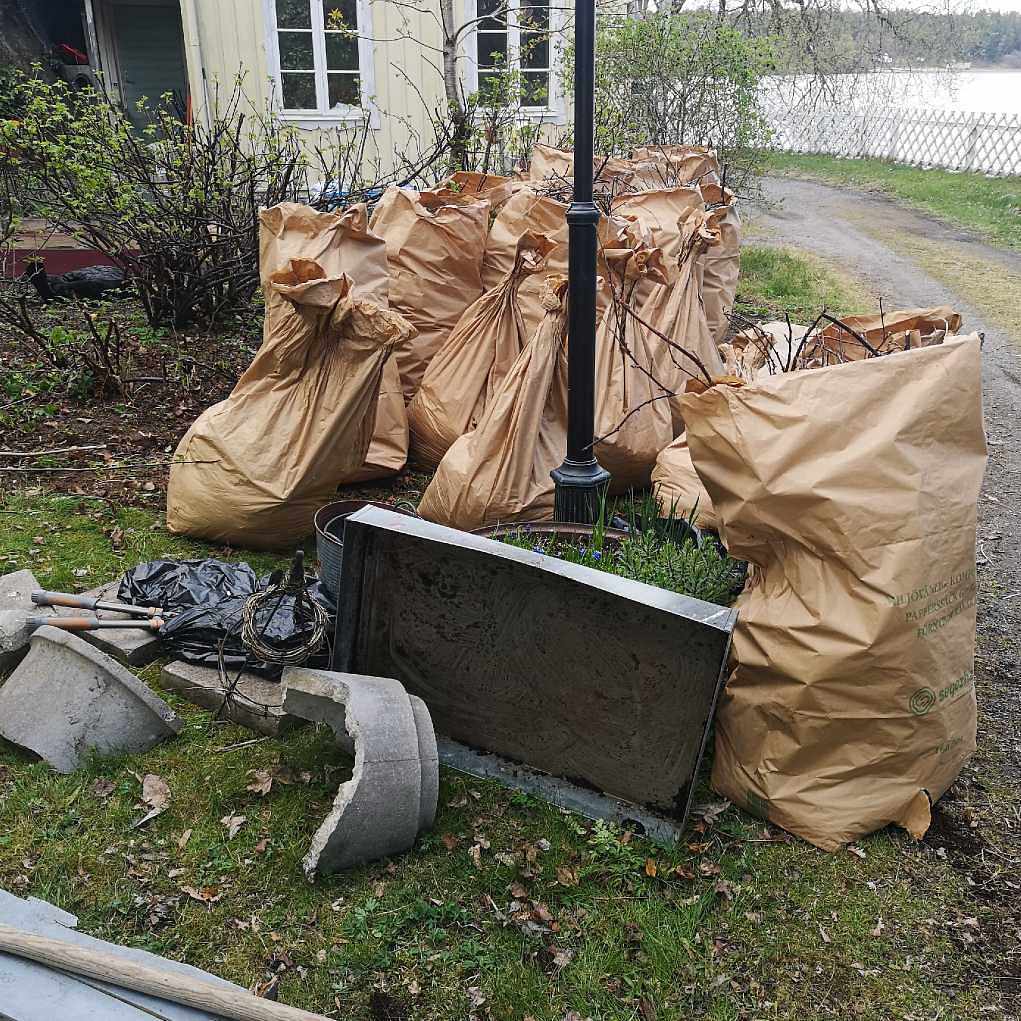 image of Trädgårdsrens och skräp - Hägersten