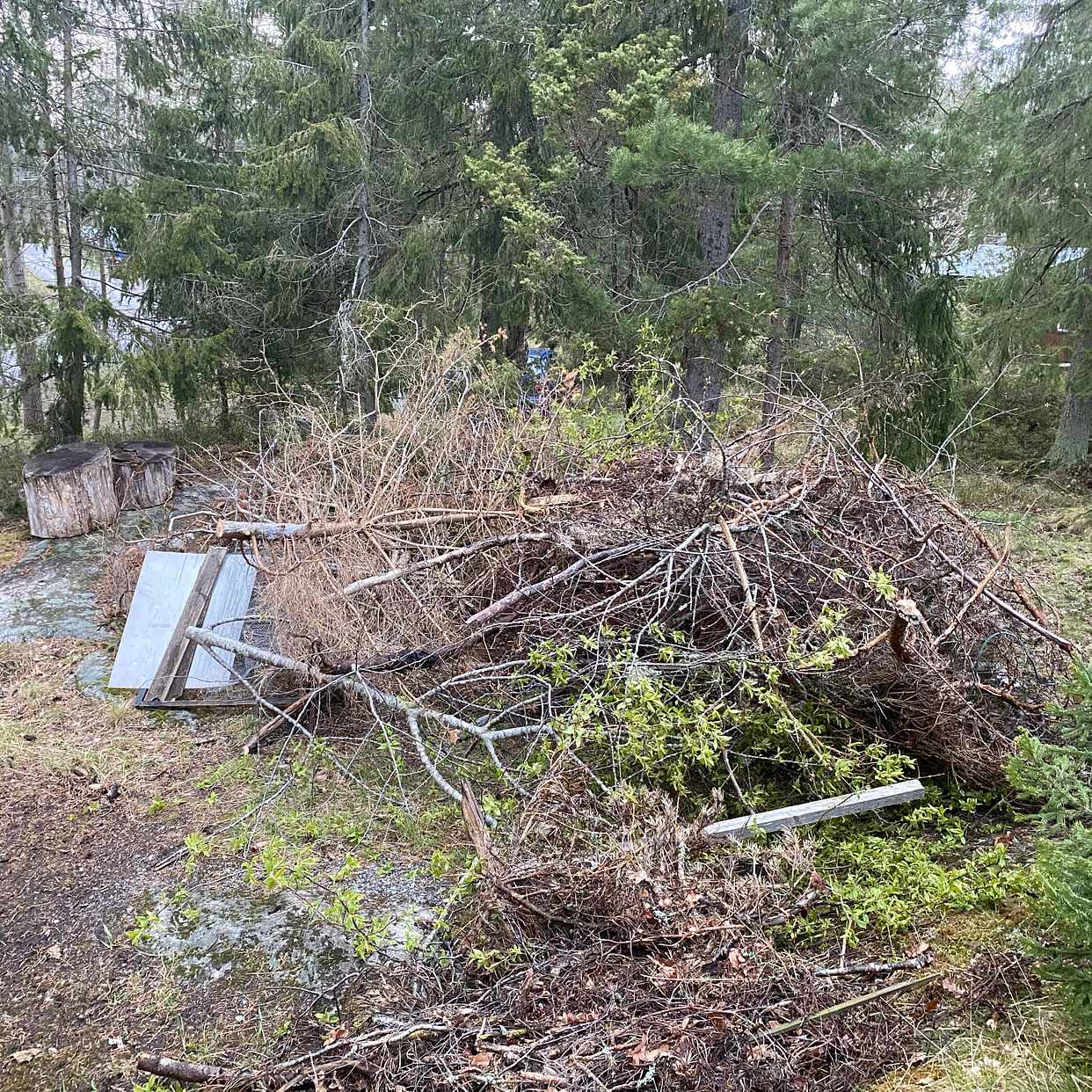 image of Trädgårdsskräp - Värmdö