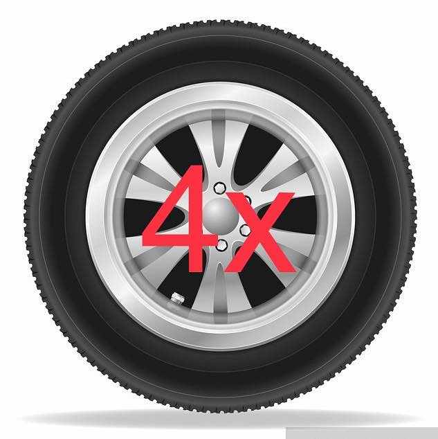 image of !Two ways! 8 car tires - 