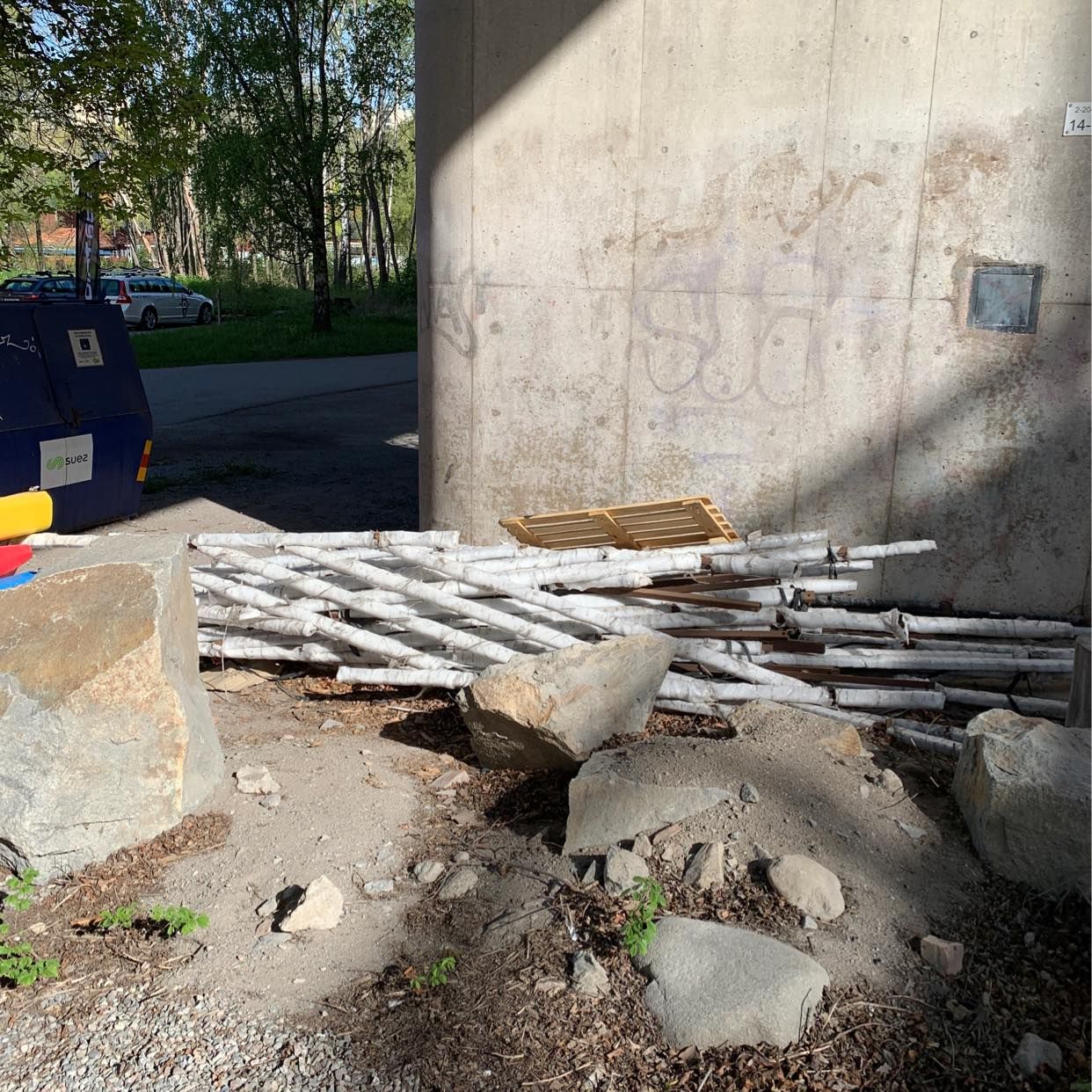 image of Metal and plastic scrap - Solna