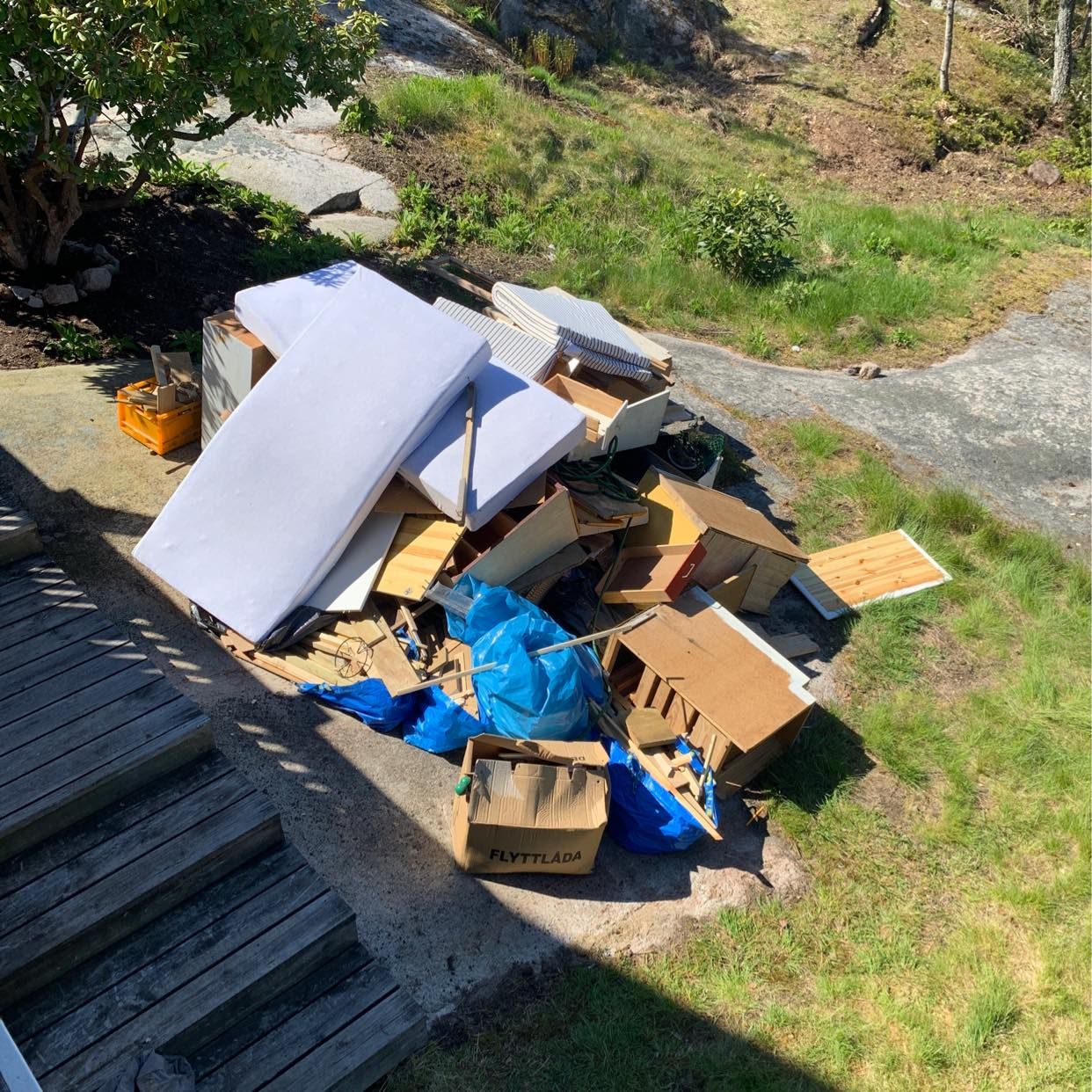 image of Trä och restavfall - Värmdö