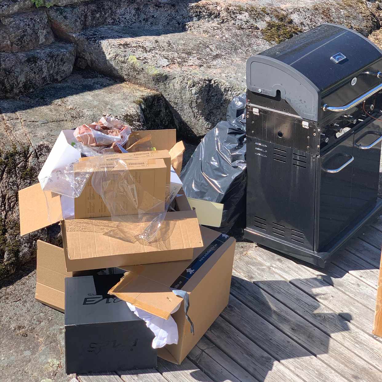 image of Trä och restavfall - Värmdö