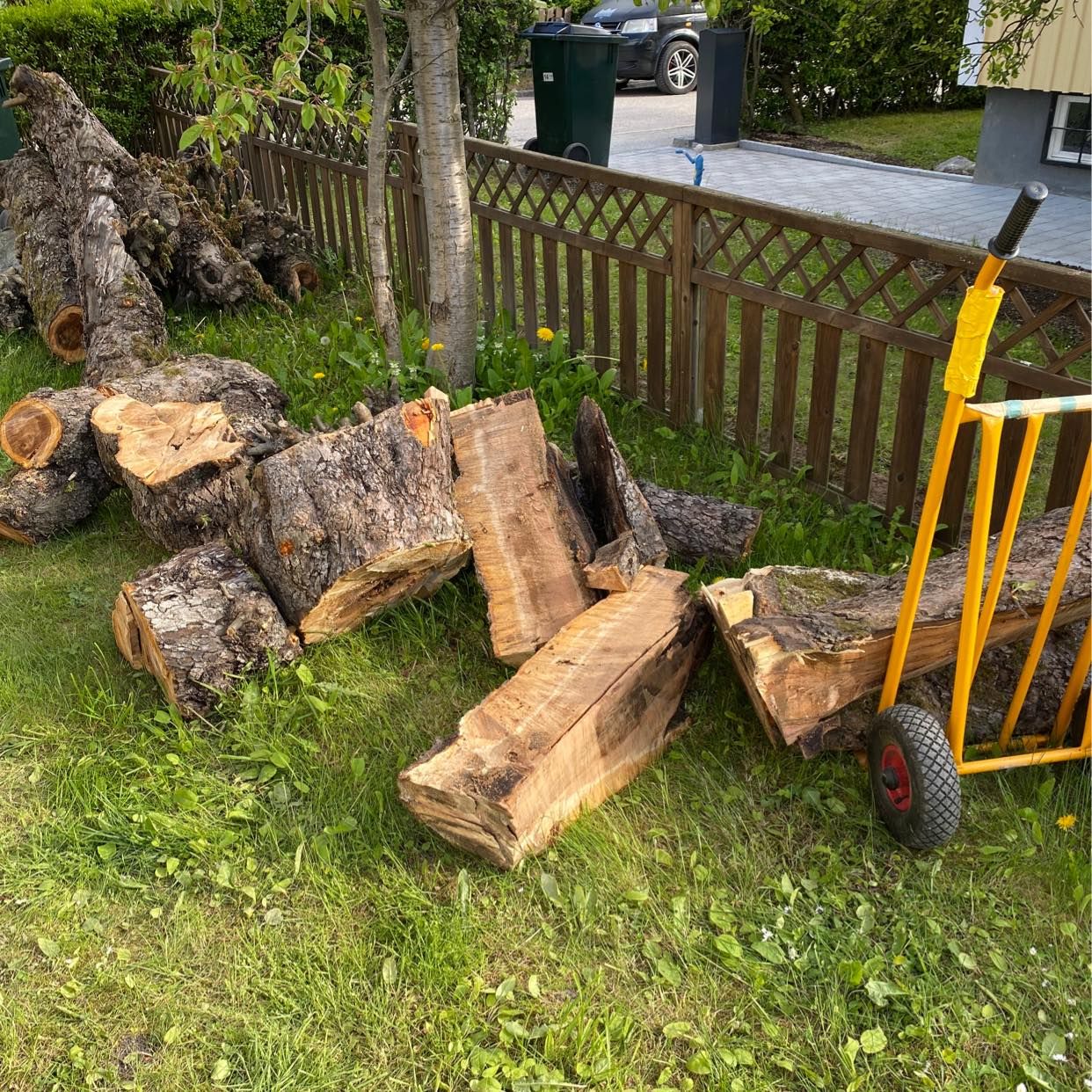 image of Rå ved, grillemballage - Enskede