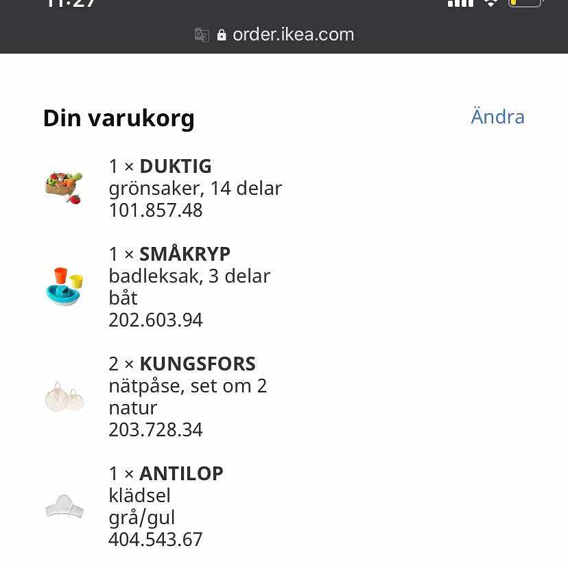 image of Small items from Ikea - 