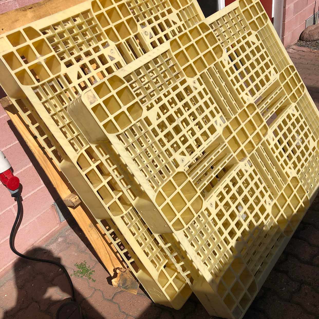 image of 14 plastic pallets - 