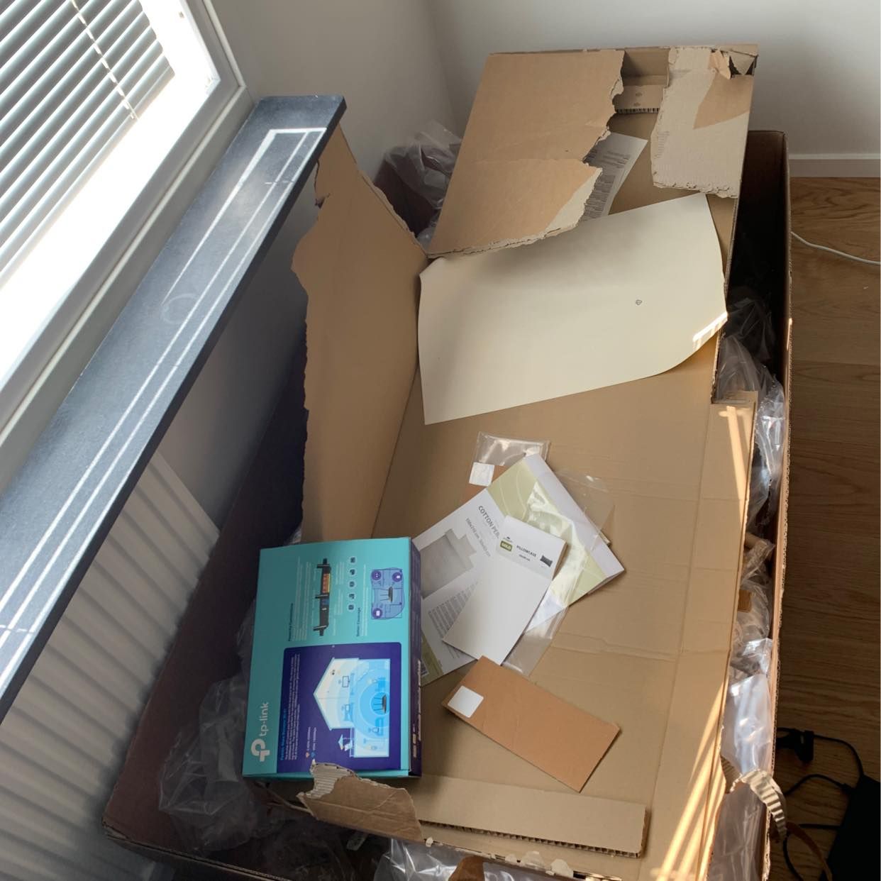 image of Kartonger med lite plast - Lund