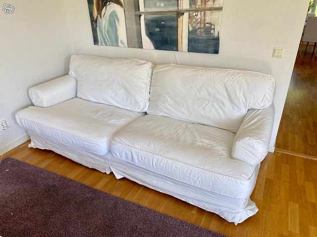 image of Vit 3-sits soffa Ekeskog - 