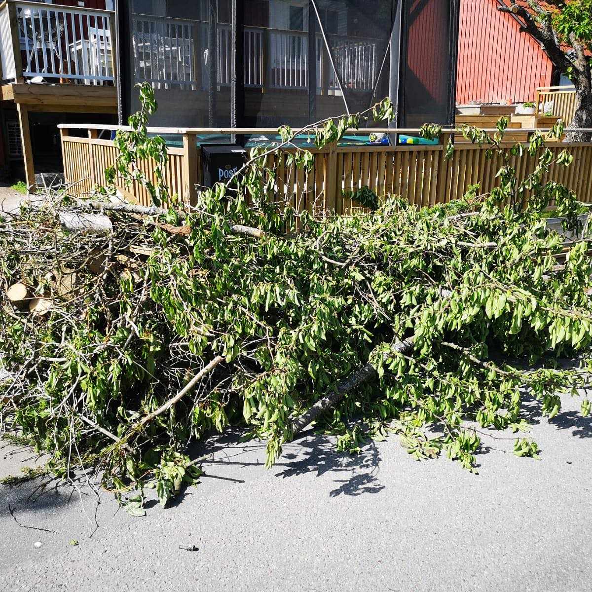 image of Ris, samt kartonger. - Vällingby