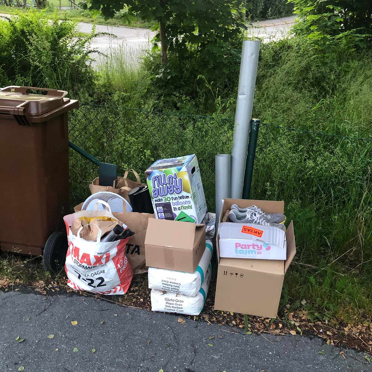 image of Mixed waste for recycling - Vallentuna