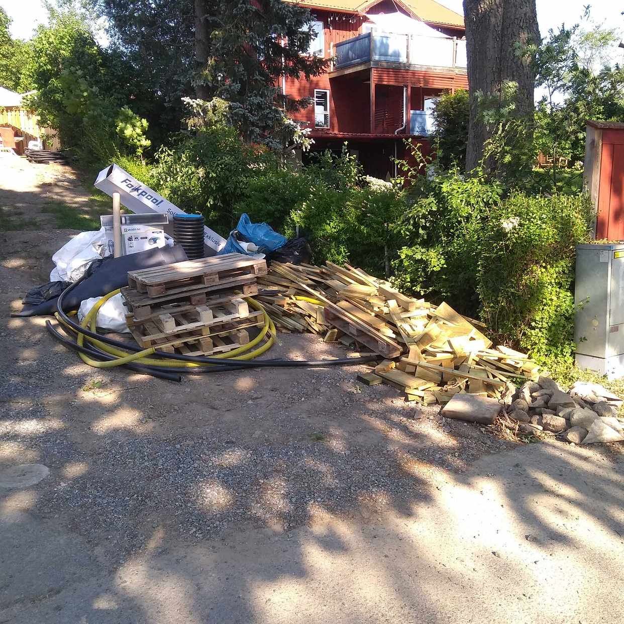 image of Mycket skräp - Segeltorp