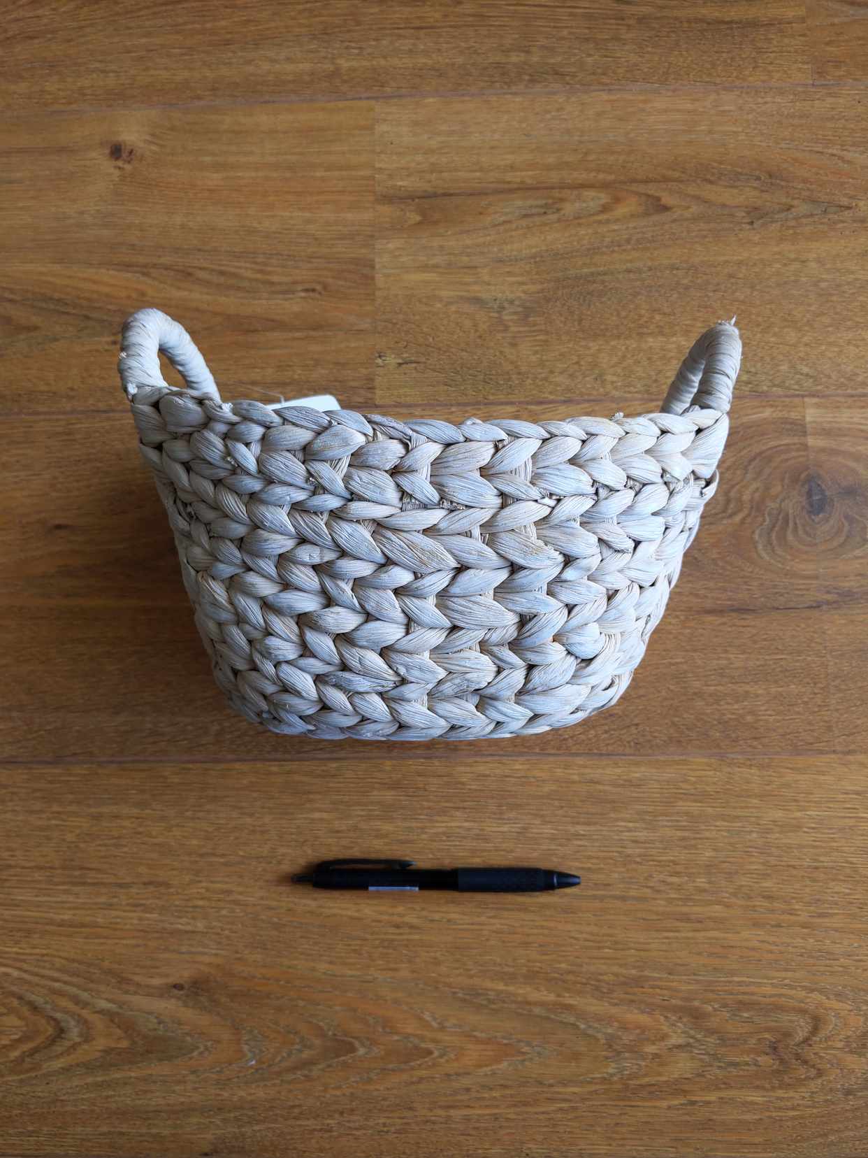 image of 2x weaved baskets, unused - London
