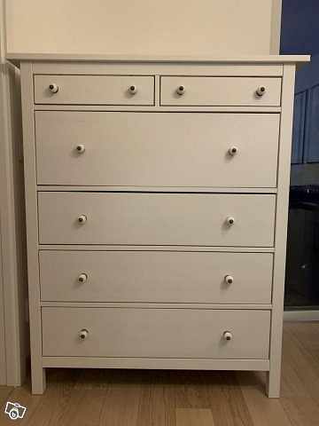 image of Hemnes byrå med 6 lådor,  - 