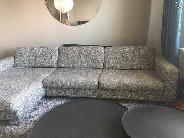image of Soffa 3-sits med schäslon - 