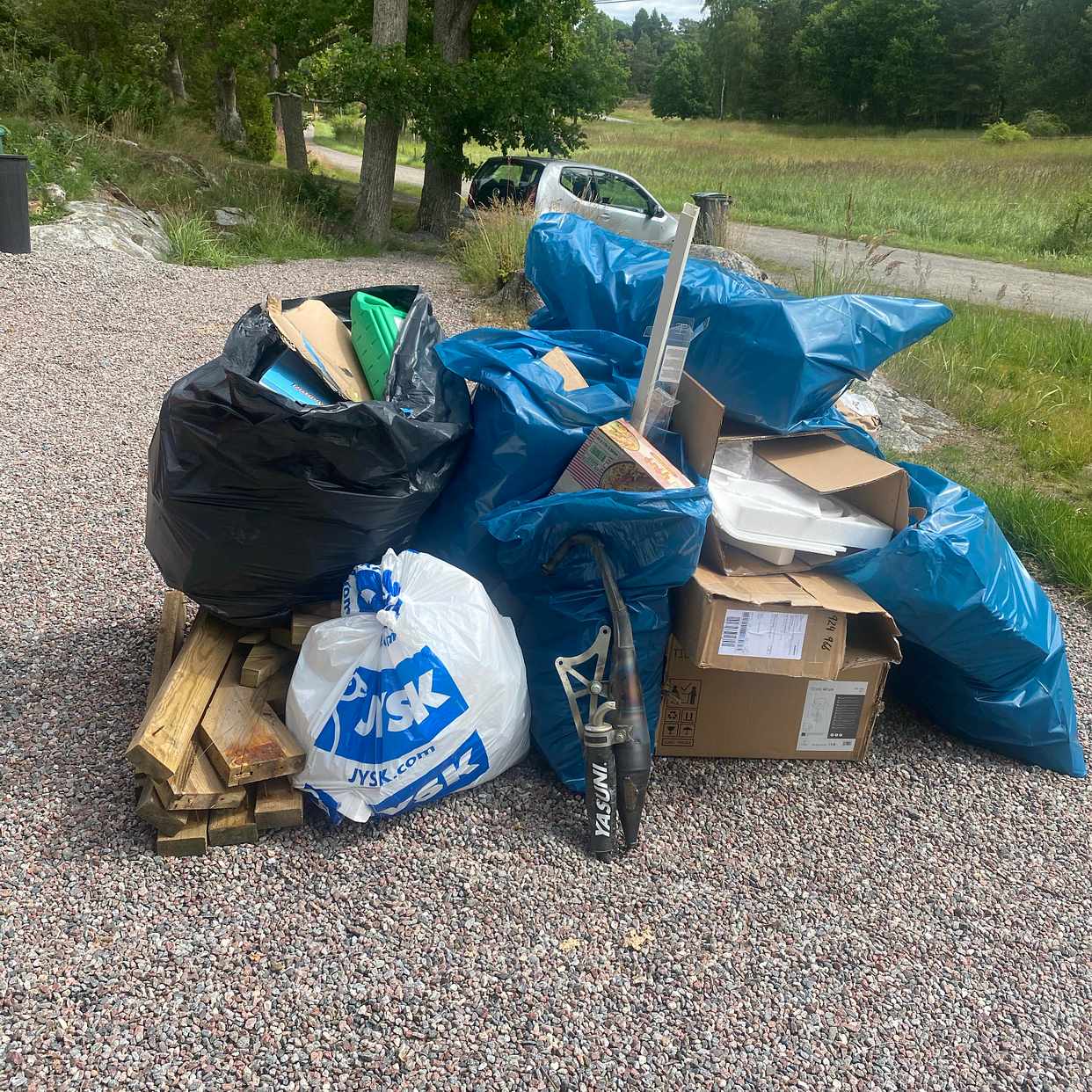 image of Embalage kartonger trä - Värmdö