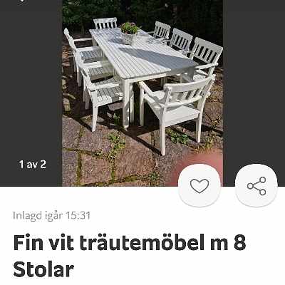 image of Utemöbler - 