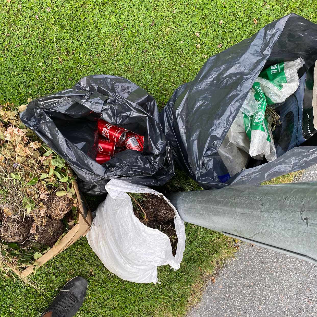 image of Cardboard,garden waste - Täby