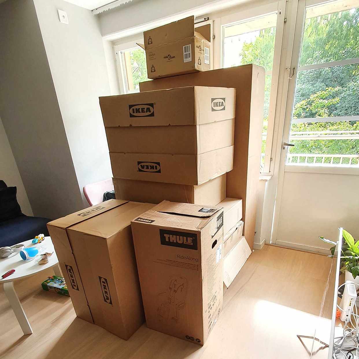 image of Cardboard boxes - Hägersten