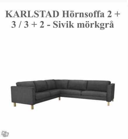 image of Hörnsoffa Ikea Karlstad - 