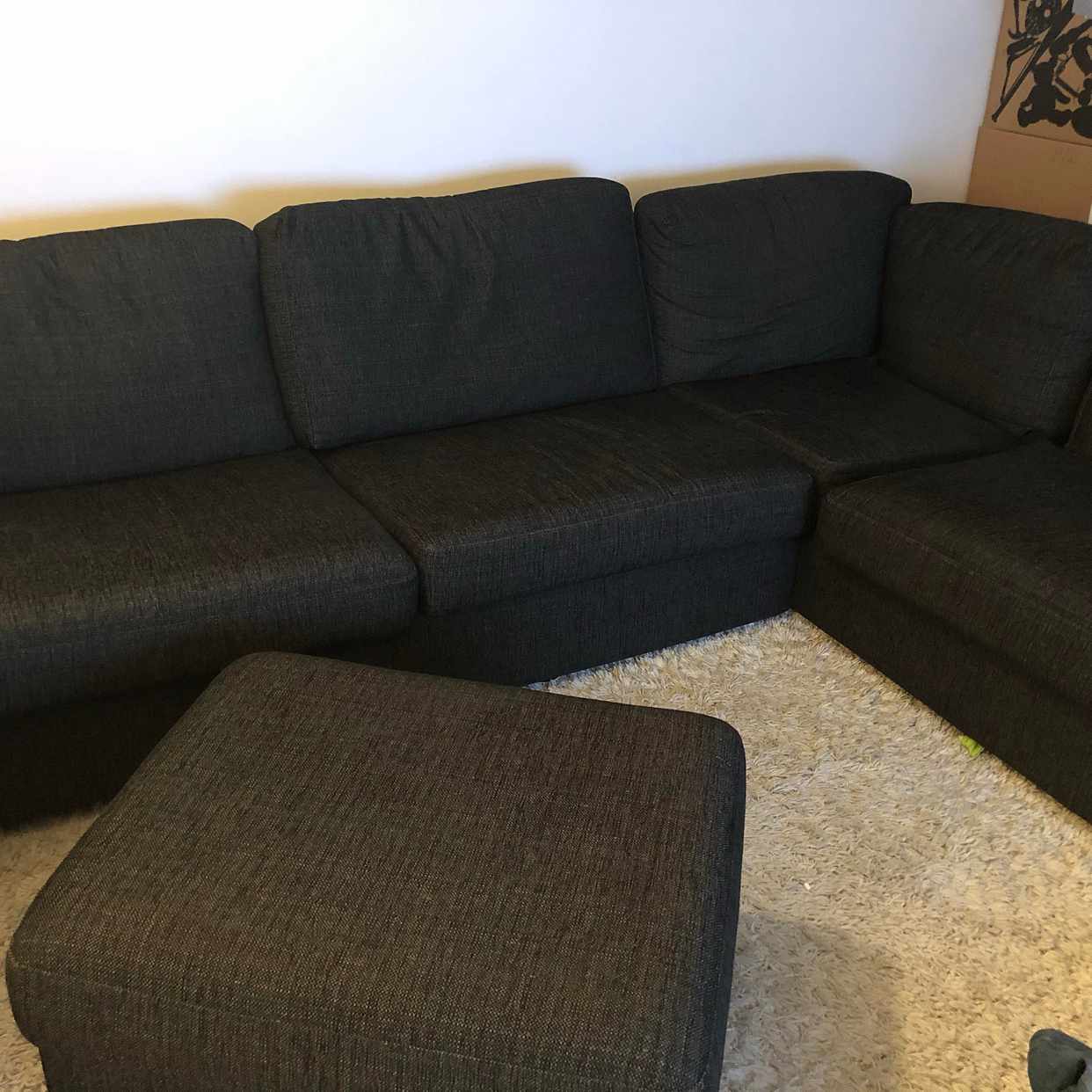 image of Divansoffa med fotpall - Stockholm