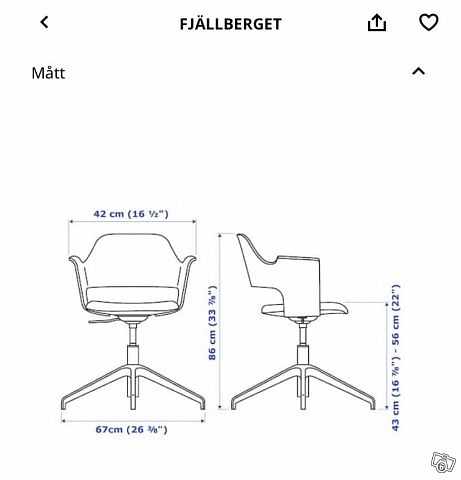image of Skrivbordsstol Fjällberge - 