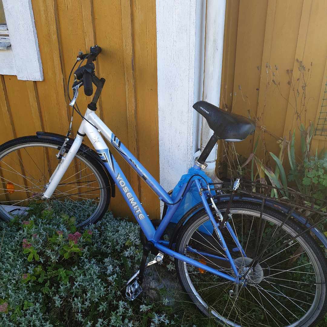image of Cykel som stått ute 3 år - Spånga