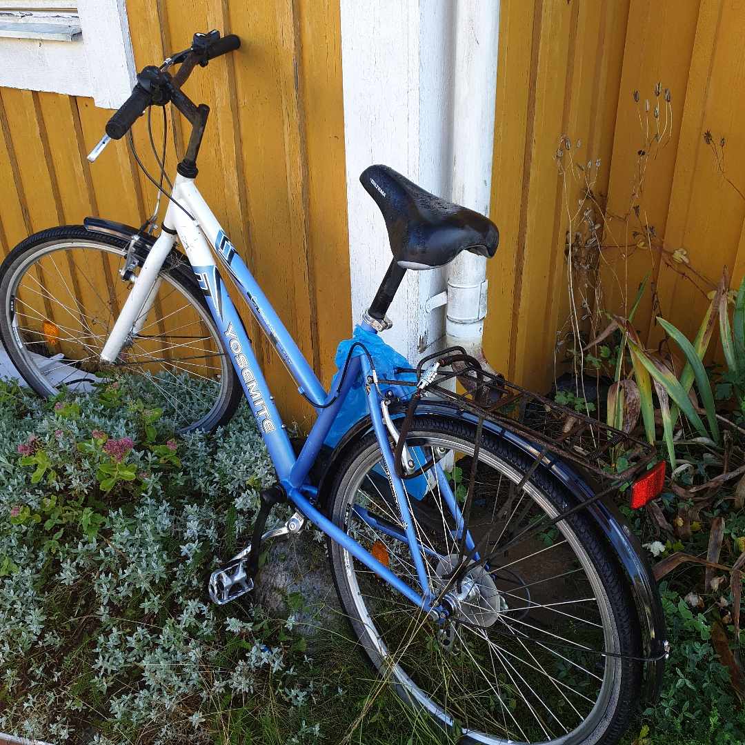 image of Cykel som stått ute 3 år - Spånga