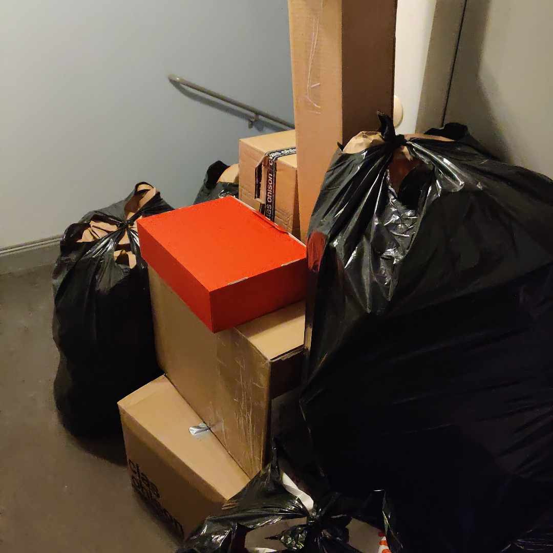 image of Empty boxes and bottles - Stockholm