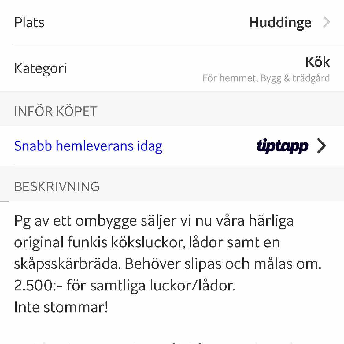 image of Hämta köksluckor, lådor - 