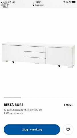 image of Tv-bänk Bestå Burs Ikea - 
