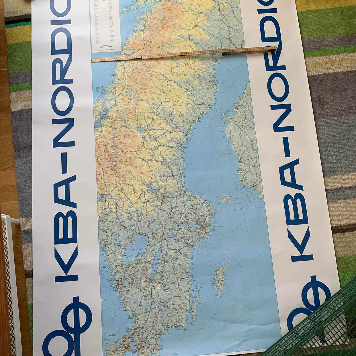image of Sverigekarta 120x160 cm - Huddinge