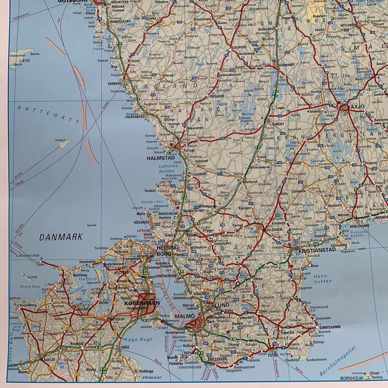 image of Sverigekarta 120x160 cm - Huddinge