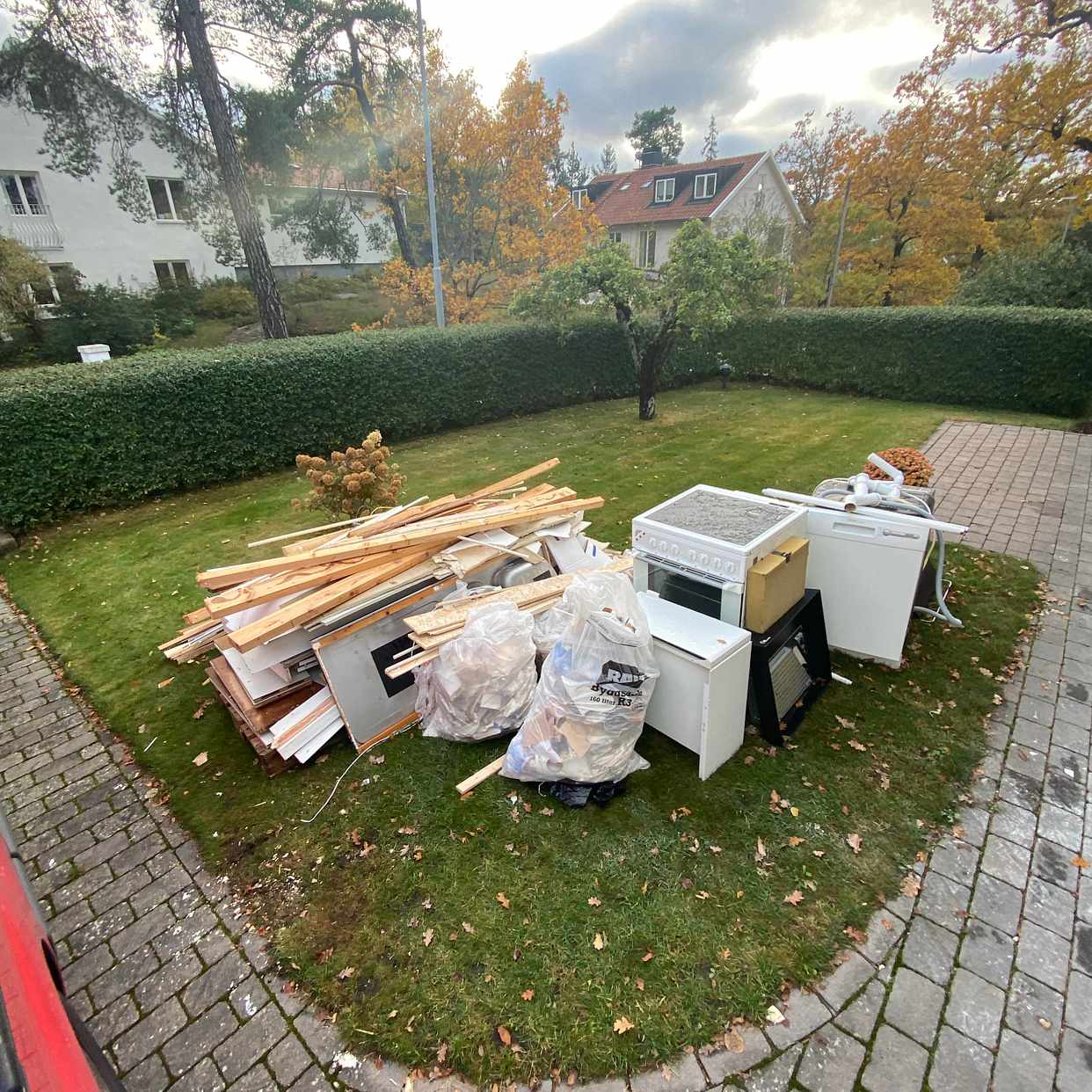 image of Garbage kitchen - Djursholm
