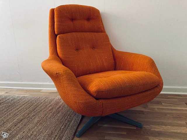 image of Fåtölj, retro, 60/70-tal, - 