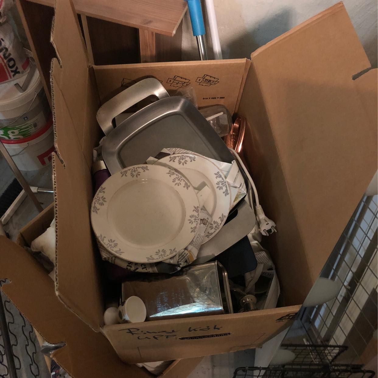 image of Mixed stuff left from mov - Stockholm