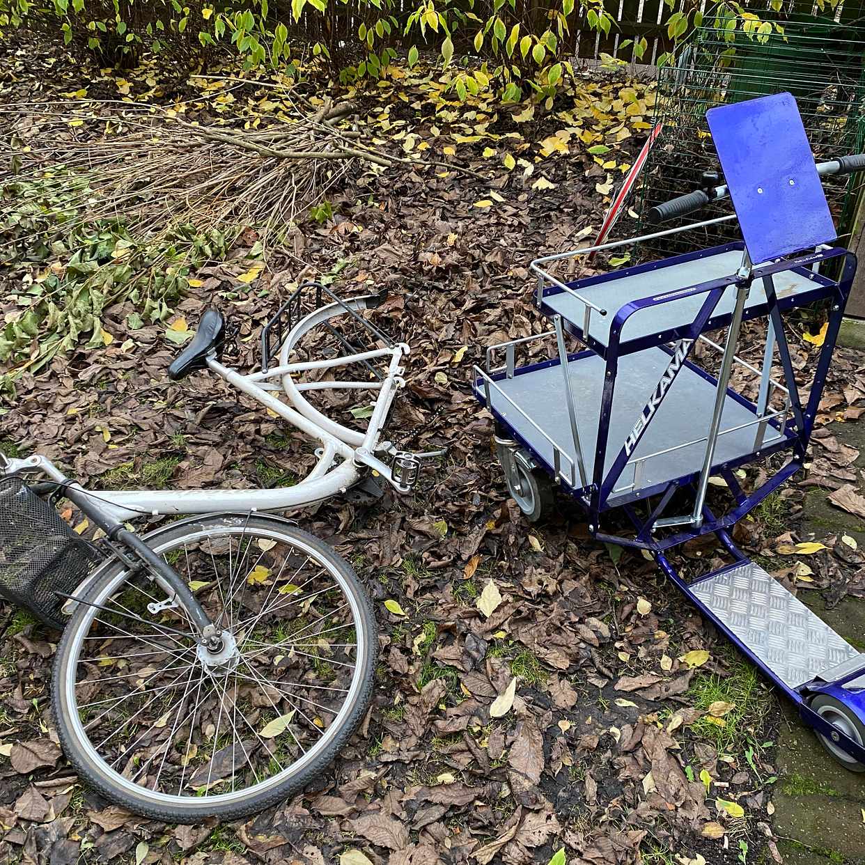 image of Trasig cykel - Stockholm