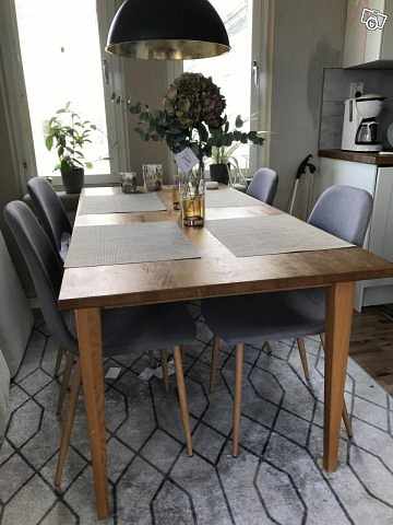 image of Matbord i ek - 