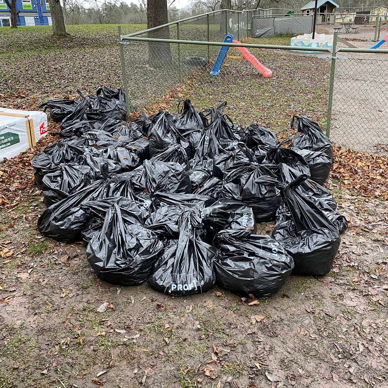 image of Bortforsling lövsäckar - Täby