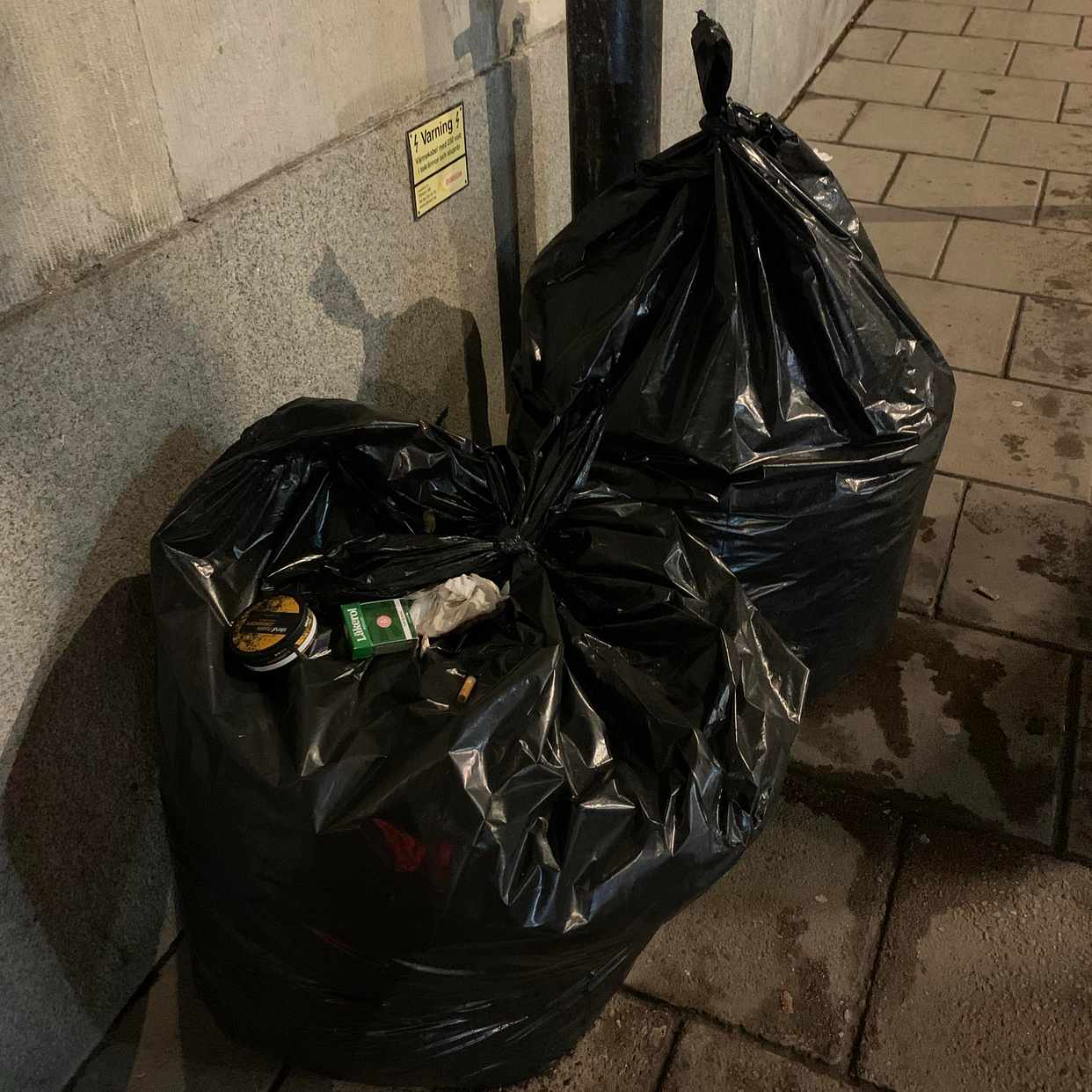 image of Kartonger och säckar etc - Stockholms Stad