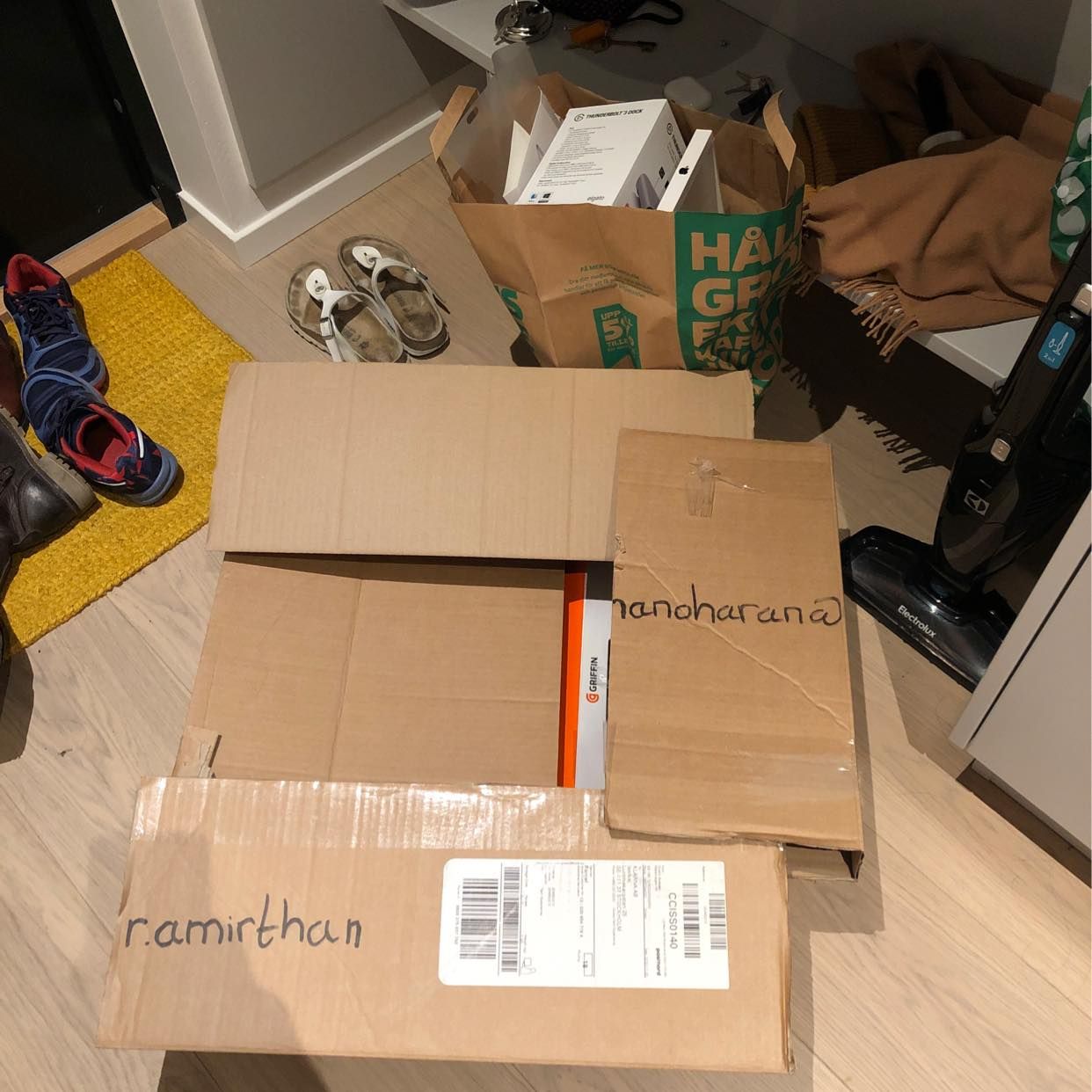 image of cardboard, recycling - Stockholm