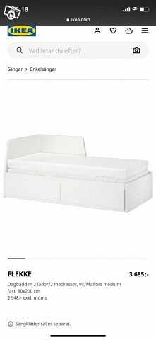 image of IKEA flekke dagbädd - 