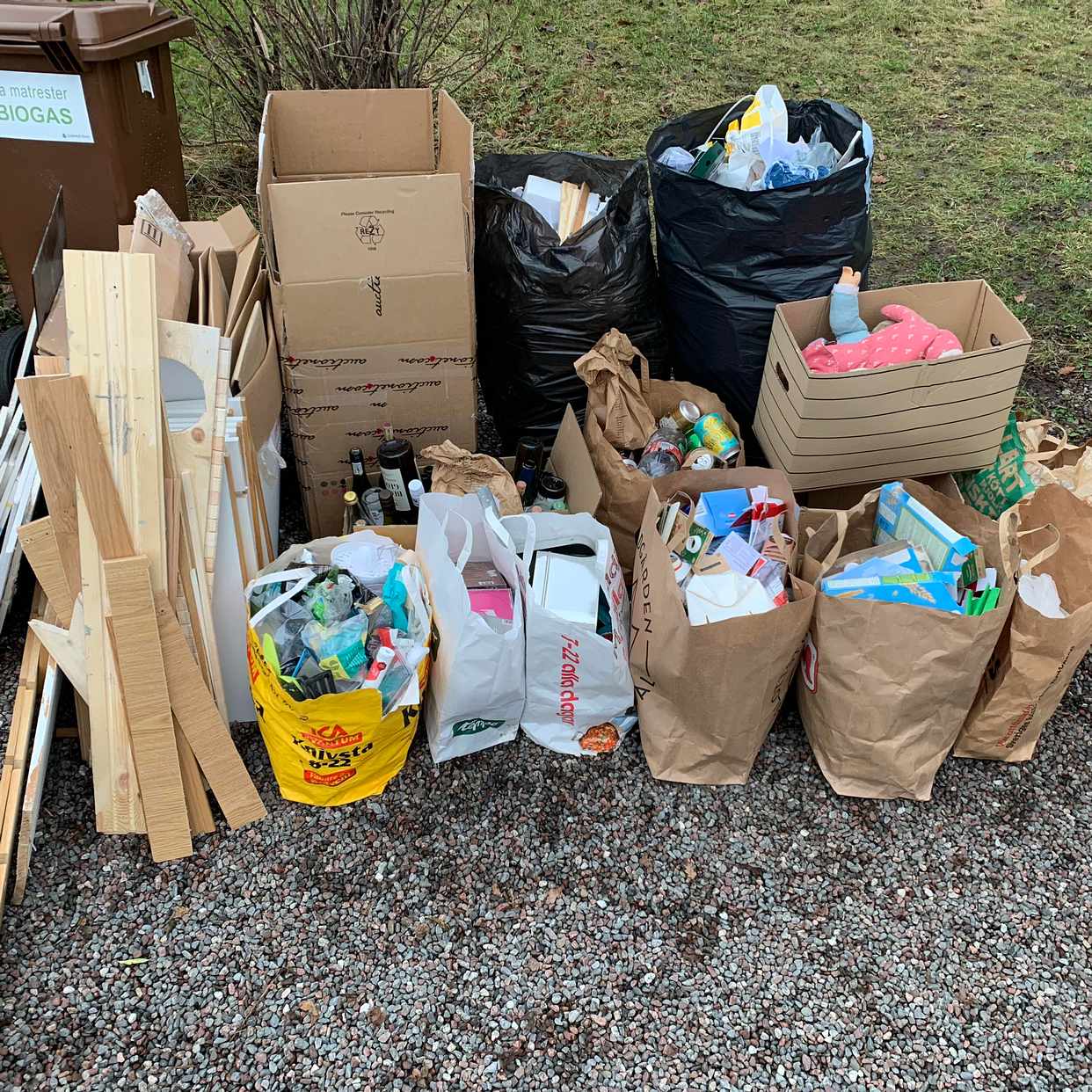 image of Mixed recycling - Lidingö