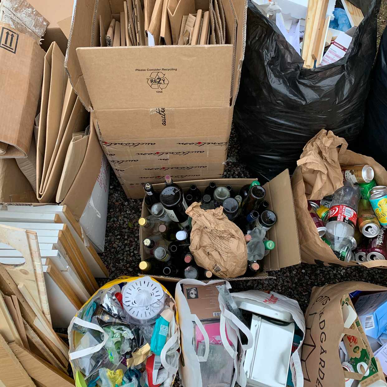 image of Mixed recycling - Lidingö