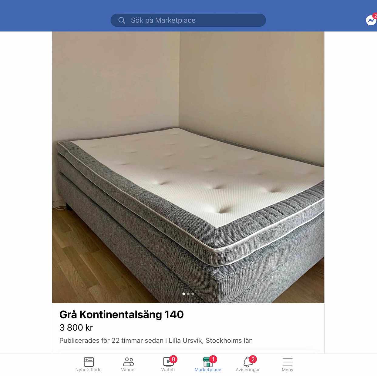 image of Hämta och lämna säng - 