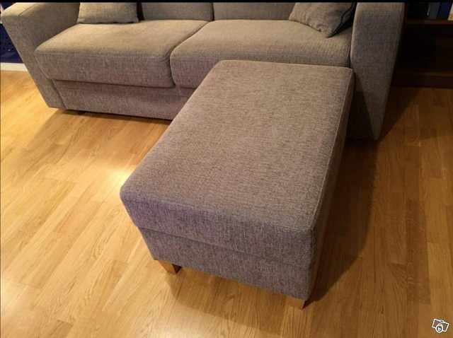 image of Bäddsoffa och fotpall  - 