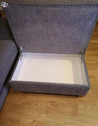 image of Bäddsoffa och fotpall  - 