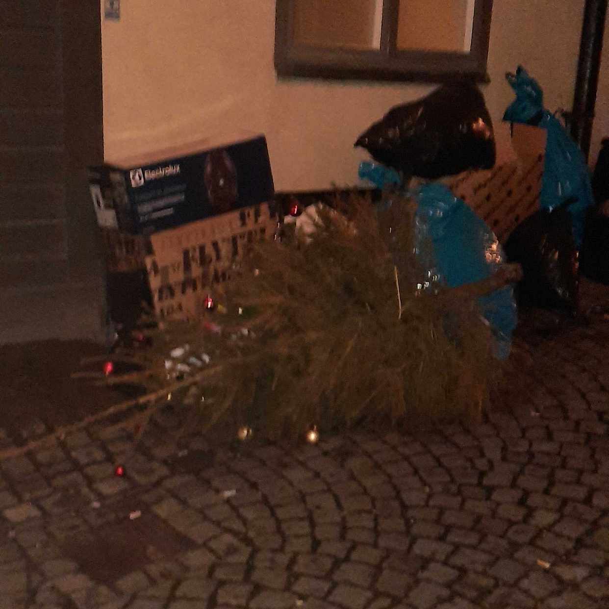 image of Kartonger, julgran mm - Stockholm